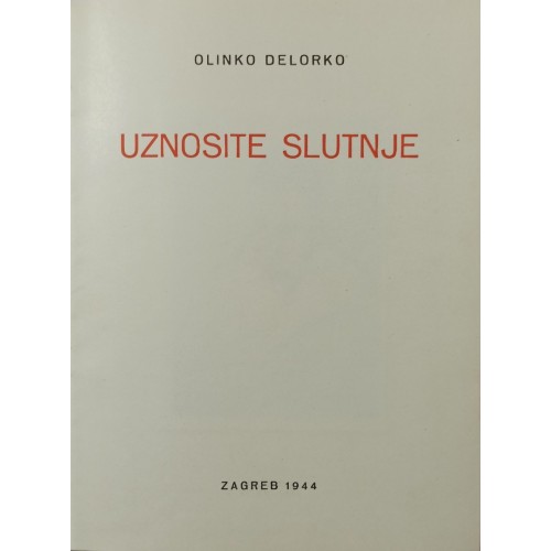 Uznosite slutnje