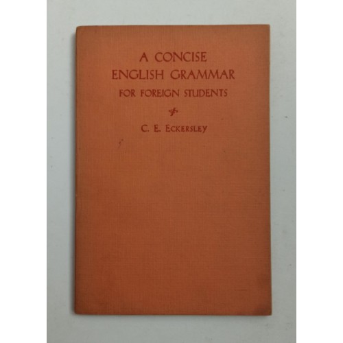 A Concise English Grammar For Foreign Students