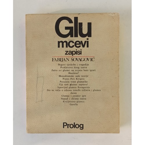 Fabijan Šovagović - Glumčevi zapisi