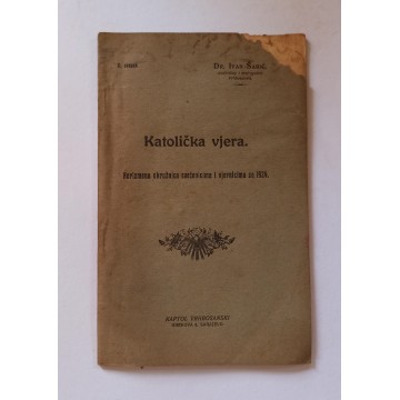 Katolička vjera - Korizmena okružnica svećenicima i vjernicima za 1924.