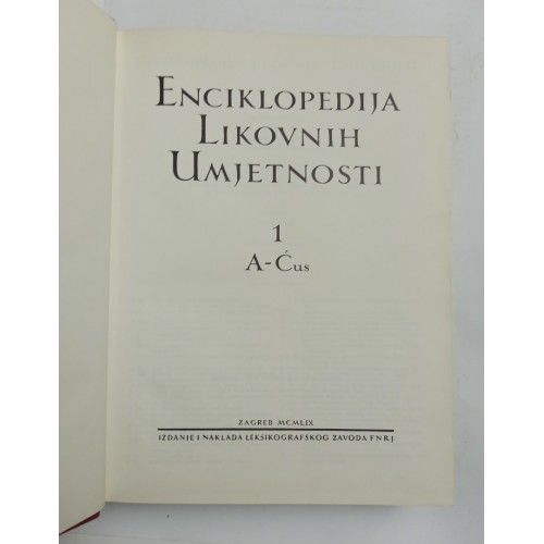 Enciklopedija likovnih umjetnosti 1-4