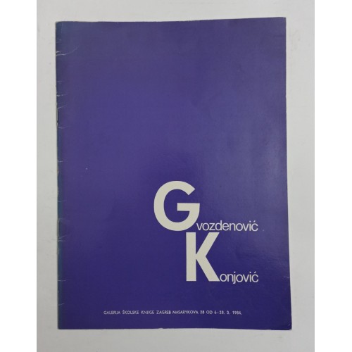 Gvozdenović-Konjović - Katalog izložbe