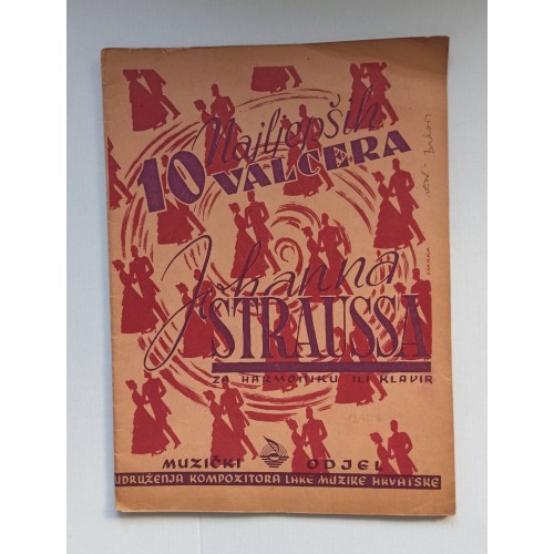 10 najljepših valcera Johanna Straussa - Za klavir ili harmoniku