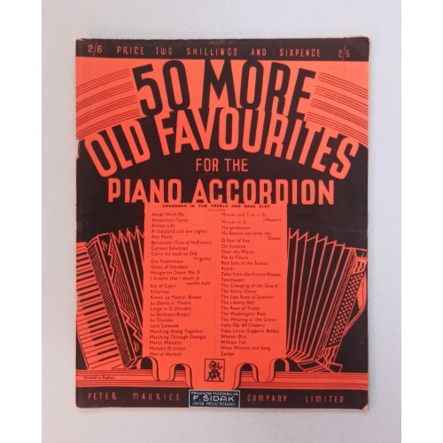 50 More Old Favourites for the Piano Accordion