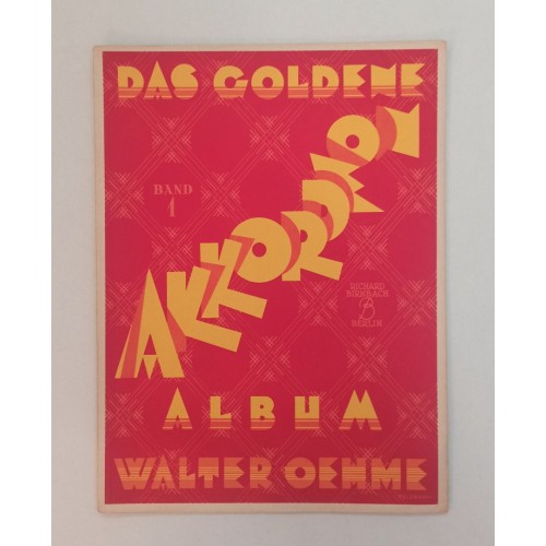 Das Goldene Akkordeon Album von Walter Oehme - Band 1