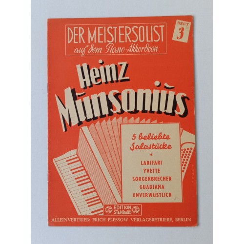 Heinz Munsonius - 5 Beliebte Solostucke