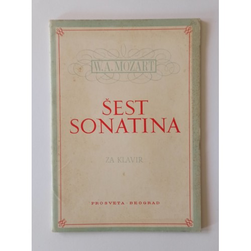 W. A. Mozart - Šest sonatina za klavir