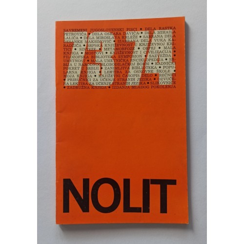 Nolit - Katalog izdanja 73/74