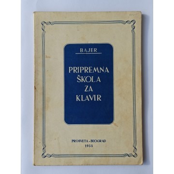Ferdinand Bajer - Pripremna škola za klavir op.101