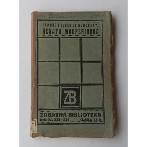 Renata Mauperinova - Roman jedne nestašne djevojke za Drugoga Carstva
