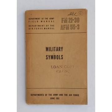 Military Symbols FM 21-30 / AFM 55-3